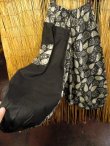 画像3: 黒色＋和風プリント＊切り替え＊コットン素材＊ふんわり＊サルエルパンツ