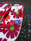画像2: 【２５ｃｍ〜２５・５ｃｍ】お花プリント＊鈴付き＊ビーチサンダル
