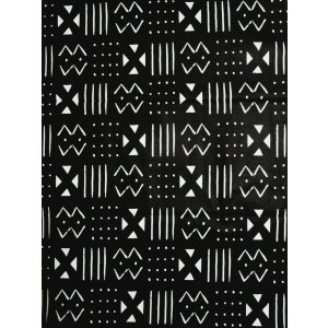 画像: アフリカンプリント生地 パーニュ