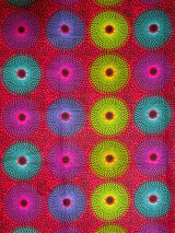 画像: アフリカンプリント生地 パーニュ