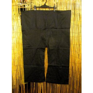 画像: 無地＊コットン素材＊ロング丈＊タイパンツ