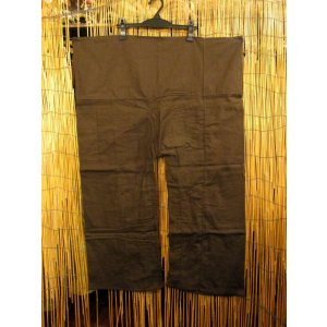 画像: 無地＊コットン素材＊ロング丈＊タイパンツ