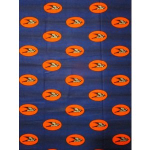 画像: アフリカンプリント生地 パーニュ