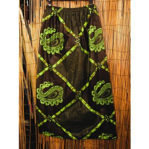 画像: パーニュ生地＊コットン素材＊アフリカンプリント＊ロングスカート