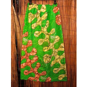 画像: パーニュ生地＊コットン素材＊アフリカンプリント＊ロングスカート