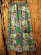 画像: パーニュ生地＊コットン素材＊アフリカンプリント＊ロングスカート