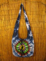 画像: タイダイ染め＊コットン素材＊ショルダーバッグ