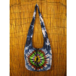 画像: タイダイ染め＊コットン素材＊ショルダーバッグ