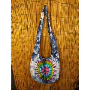 画像: タイダイ染め＊コットン素材＊ショルダーバッグ