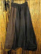 画像: バイカラー＊コッン素材＊シンプル＊ふんわり＊サルエルパンツ