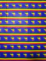 画像: アフリカンプリント生地 パーニュ