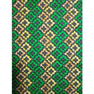 画像: アフリカンプリント生地 パーニュ