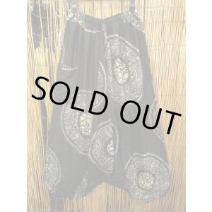 画像: 和風プリント＊レーヨン素材＊ふんわり＊サルエルパンツ