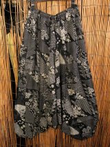 画像: 和風プリント＊レーヨン素材＊ふんわり＊サルエルパンツ