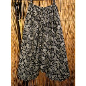 画像: 和風プリント＊レーヨン素材＊ふんわり＊サルエルパンツ