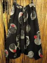 画像: 和風プリント＊レーヨン素材＊ふんわり＊サルエルパンツ