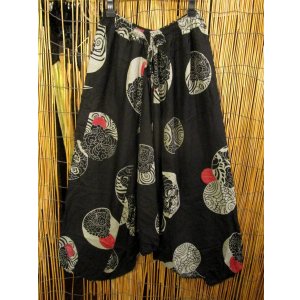 画像: 和風プリント＊レーヨン素材＊ふんわり＊サルエルパンツ