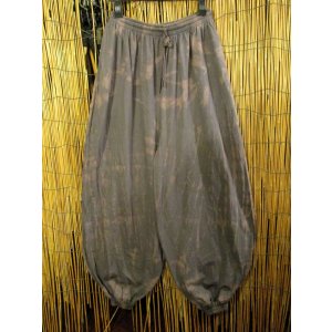 画像: タイダイ染め＊ストレッチコットン素材＊ゆったりシルエット＊ビッグアラジンパンツ＊バルーンパンツ