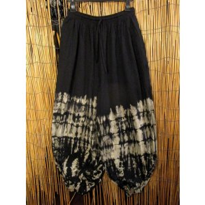 画像: タイダイ染め＊ストレッチコットン素材＊ゆったりシルエット＊ビッグアラジンパンツ＊バルーンパンツ