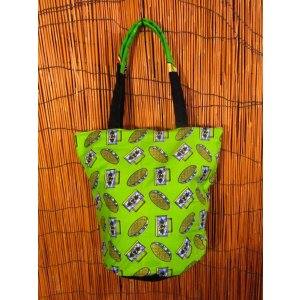 画像: パーニュ生地＊アフリカンプリント＊トートバッグ＊Ｍ