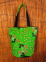 画像: パーニュ生地＊アフリカンプリント＊トートバッグ＊Ｍ