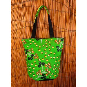 画像: パーニュ生地＊アフリカンプリント＊トートバッグ＊Ｍ