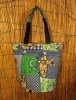 画像2: パーニュ生地＊アフリカンプリント＊トートバッグ＊Ｍ