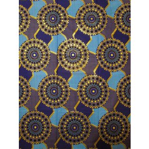 画像: アフリカンプリント生地 パーニュ