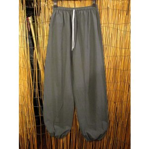 画像: ねずみ色＊コットン素材＊すっきり＊アラジンパンツ