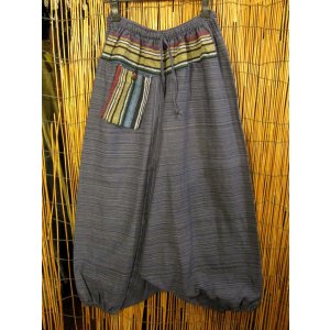 画像: ゲリ生地＊コットン素材＊ふんわり＊サルエルパンツ