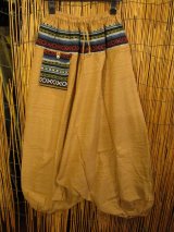 画像: ゲリ生地＊コットン素材＊ふんわり＊サルエルパンツ