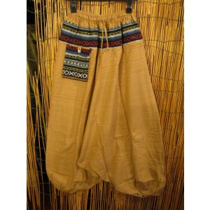 画像: ゲリ生地＊コットン素材＊ふんわり＊サルエルパンツ