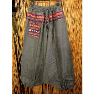 画像: ゲリ生地＊コットン素材＊ふんわり＊サルエルパンツ