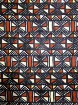 画像: アフリカンプリント生地 パーニュ