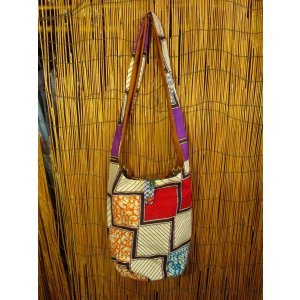 画像: パーニュ生地＊アフリカンプリント＊ショルダーバッグ