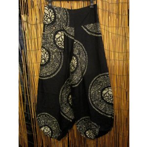 画像: アジアンプリント＊レーヨン素材＊ふんわり＊アラジンパンツ