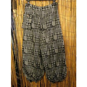 画像: アジアンプリント＊レーヨン素材＊ふんわり＊アラジンパンツ