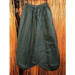 画像: 二色の糸＊コッン素材＊シンプル＊ふんわり＊サルエルパンツ