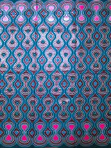 画像: アフリカンプリント生地 パーニュ