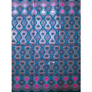 画像: アフリカンプリント生地 パーニュ