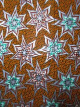 画像: アフリカンプリント生地 パーニュ