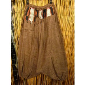 画像: ナガ族＊コットン素材＊ふんわり＊サルエルパンツ