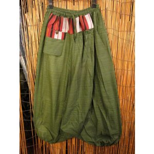 画像: ナガ族＊コットン素材＊ふんわり＊サルエルパンツ