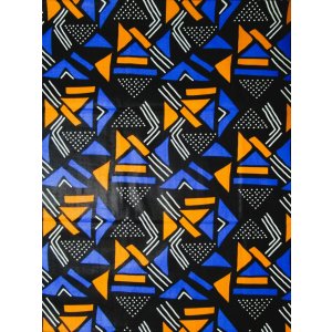 画像: アフリカンプリント生地 パーニュ