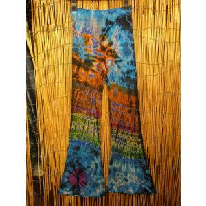 画像: スパンデックス混合＊レーヨン素材＊タイダイ染め＊ストレッチ＊ゴアパンツ