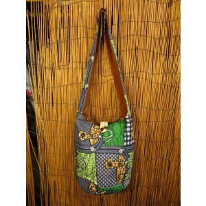 画像: パーニュ生地＊アフリカンプリント＊ショルダーバッグ