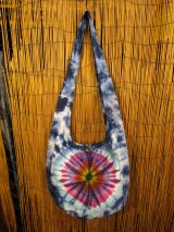 画像: タイダイ染め＊コットン素材＊ショルダーバッグ