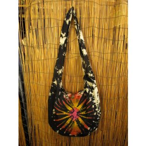 画像: タイダイ染め＊コットン素材＊ショルダーバッグ