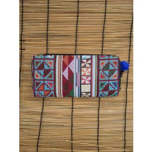 画像: 織り柄＊ラウンドファスナー＊ウォレット＊長財布