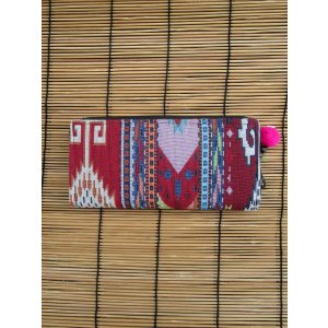 画像: 織り柄＊ラウンドファスナー＊ウォレット＊長財布